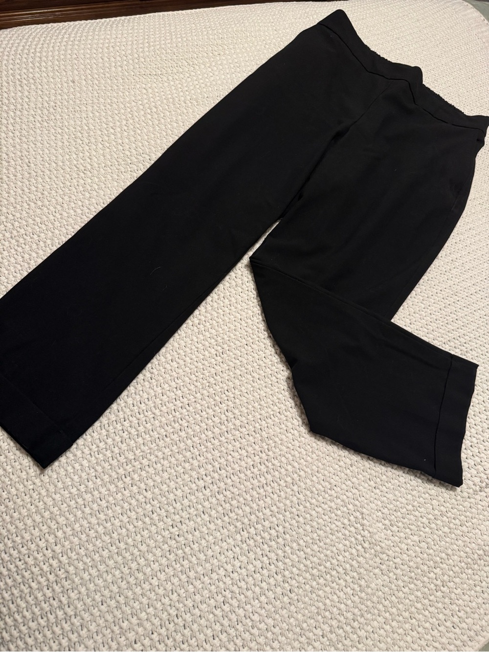 Rachel Zoe Black Trousers with Cuffed Ankle